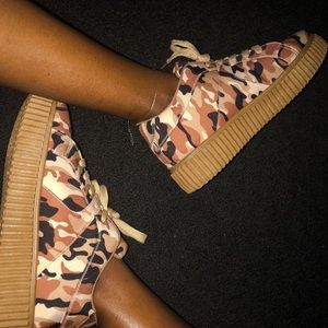 Camo Print Creepers